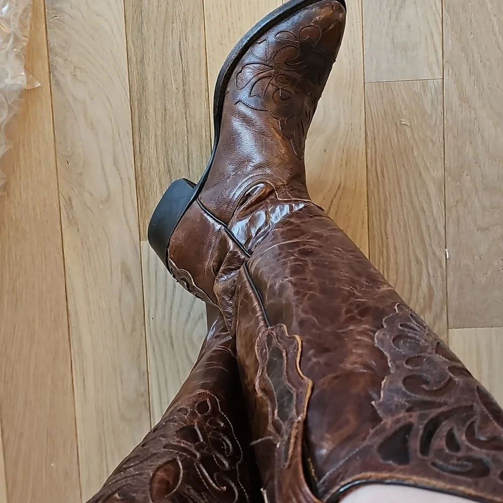Women's Johnny Ringo Puma Brown 15" Boots JRS806-14 Womens 8.5 - Picture 15 of 15